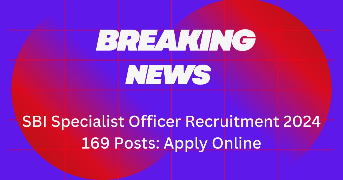 SBI Specialist Officer