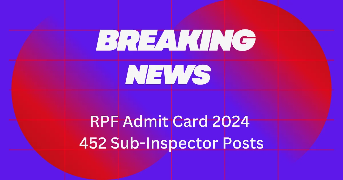 RPF Admit Card