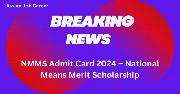 NMMS Admit Card