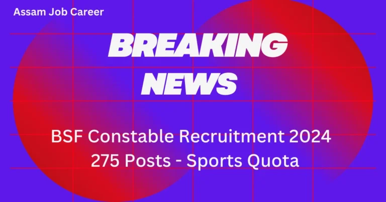 BSF Constable Recruitment