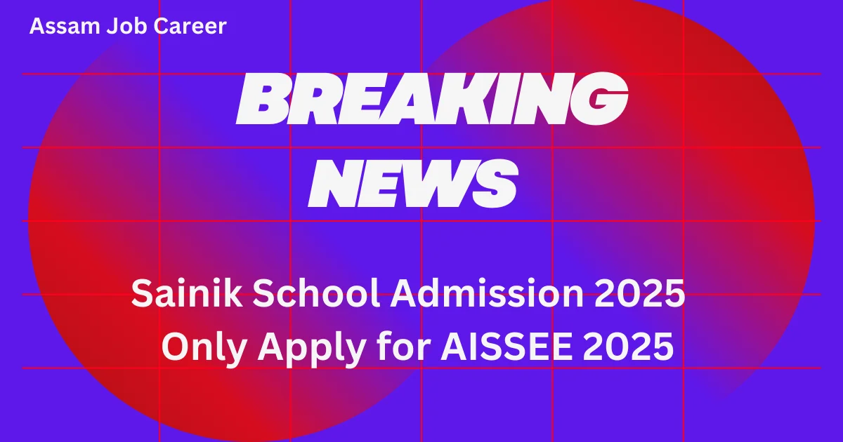 Sainik School Admission 2025 – Only Apply for AISSEE 2025 1 Sainik School Admission