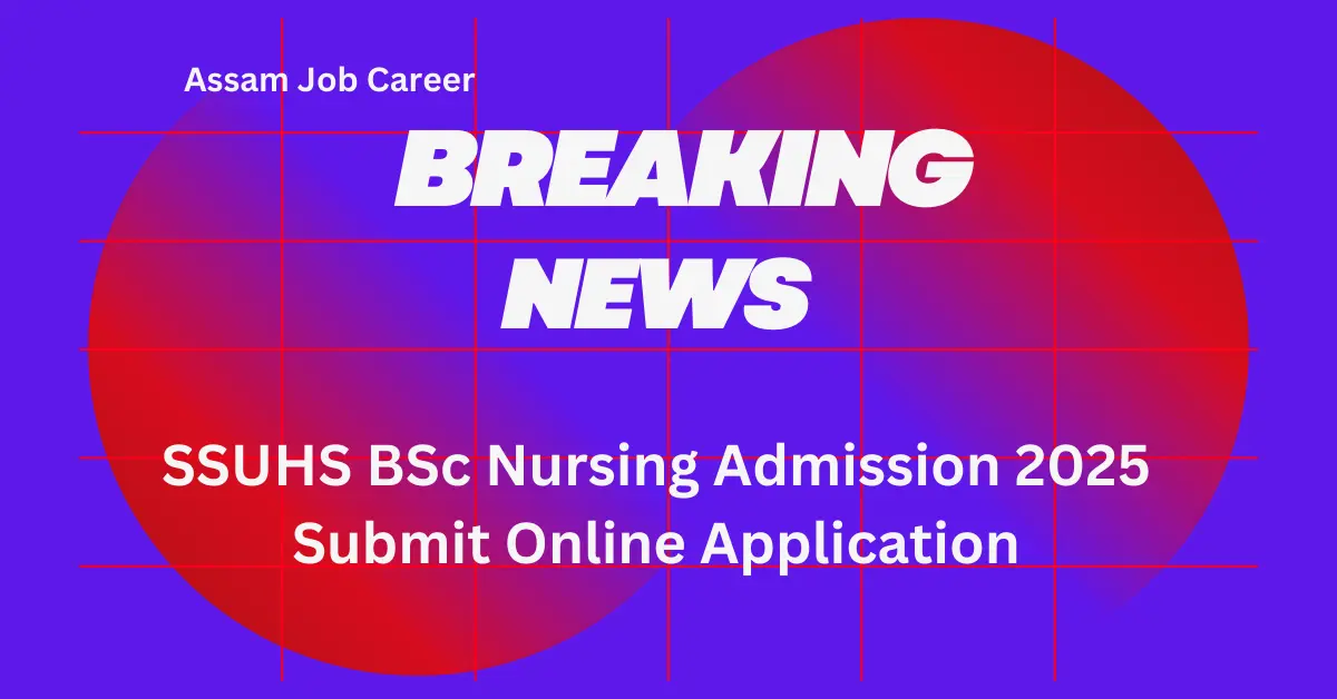 SSUHS BSc Nursing Admission