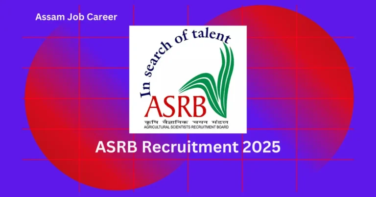 ASRB Recruitment 2025