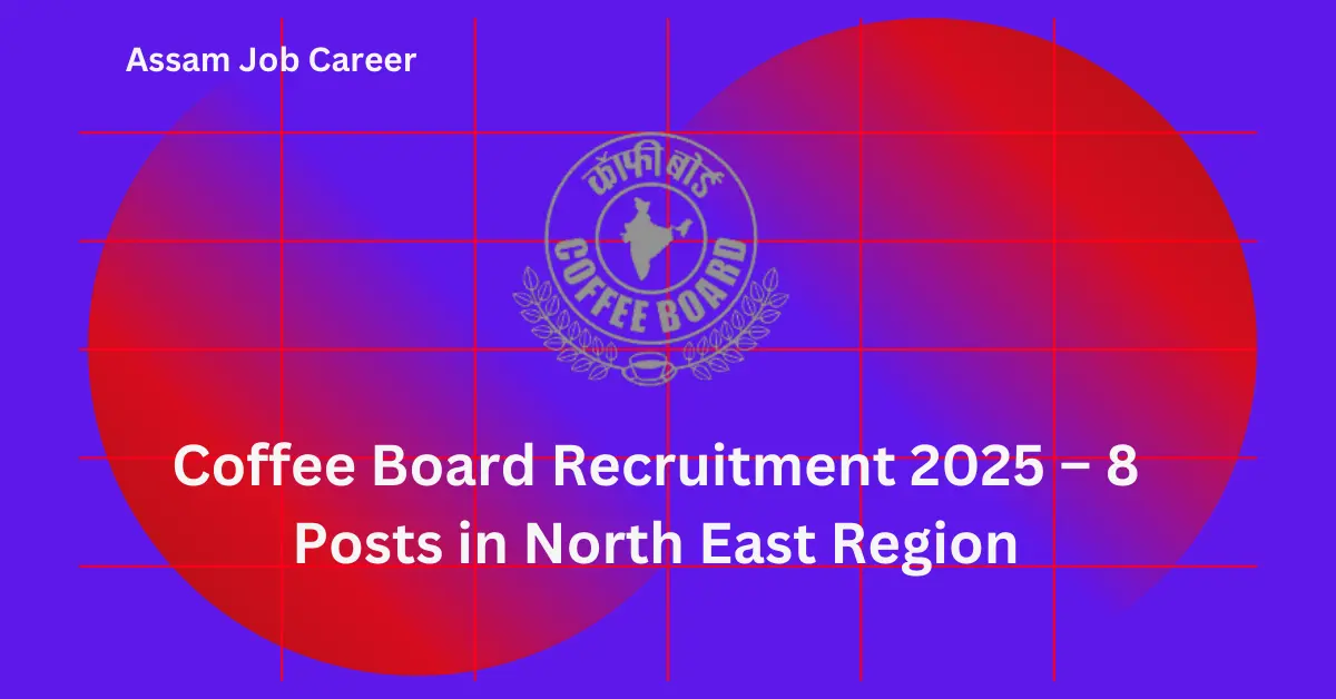 Coffee Board Recruitment 2025 – 8 Posts in North East Region