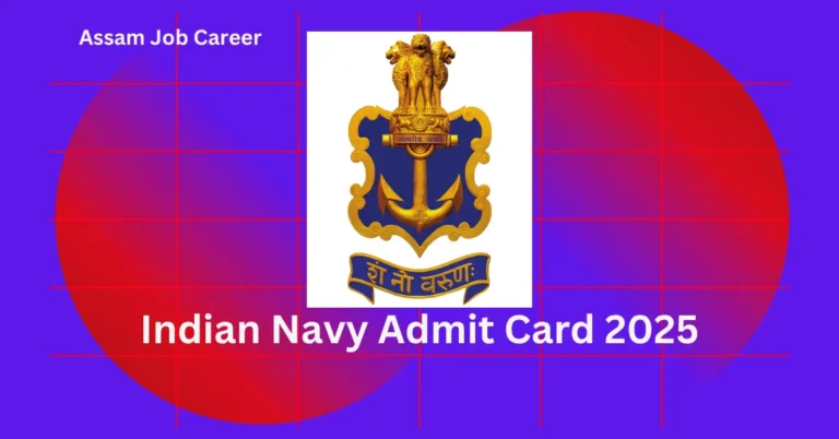 Indian Navy Admit Card