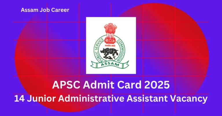 APSC Admit Card
