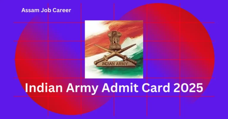 Indian Army Admit Card