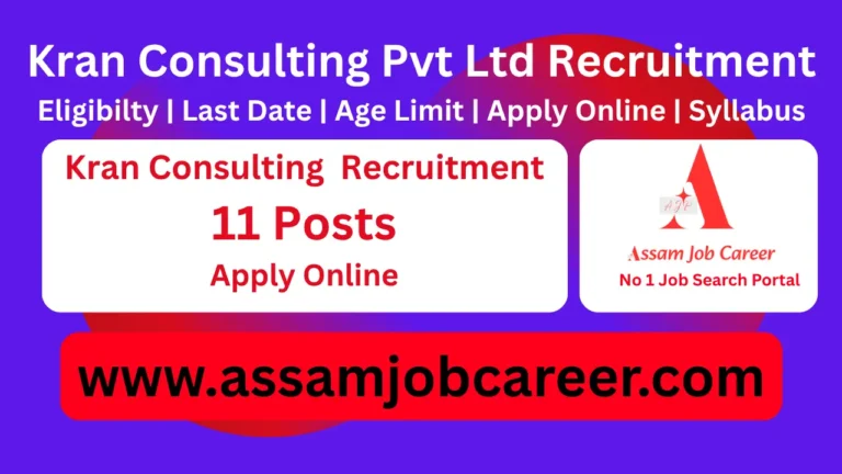 Kran Consulting Pvt Ltd Recruitment