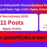Krishnaguru Adhyatmik Visvavidyalaya Recruitment