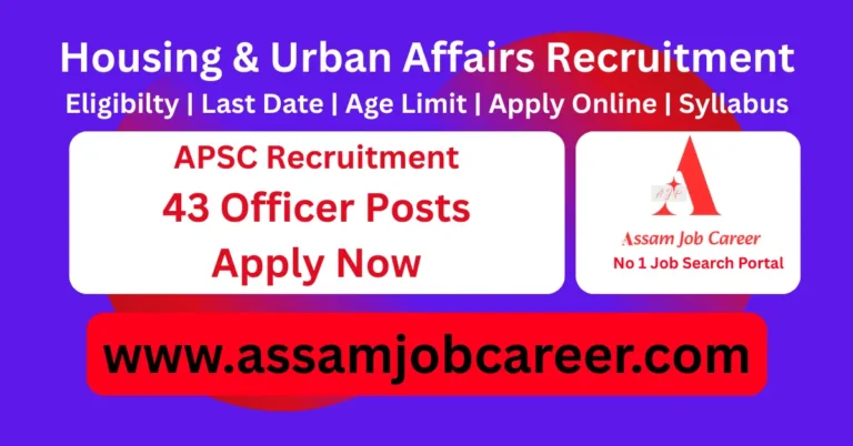 Housing & Urban Affairs Recruitment