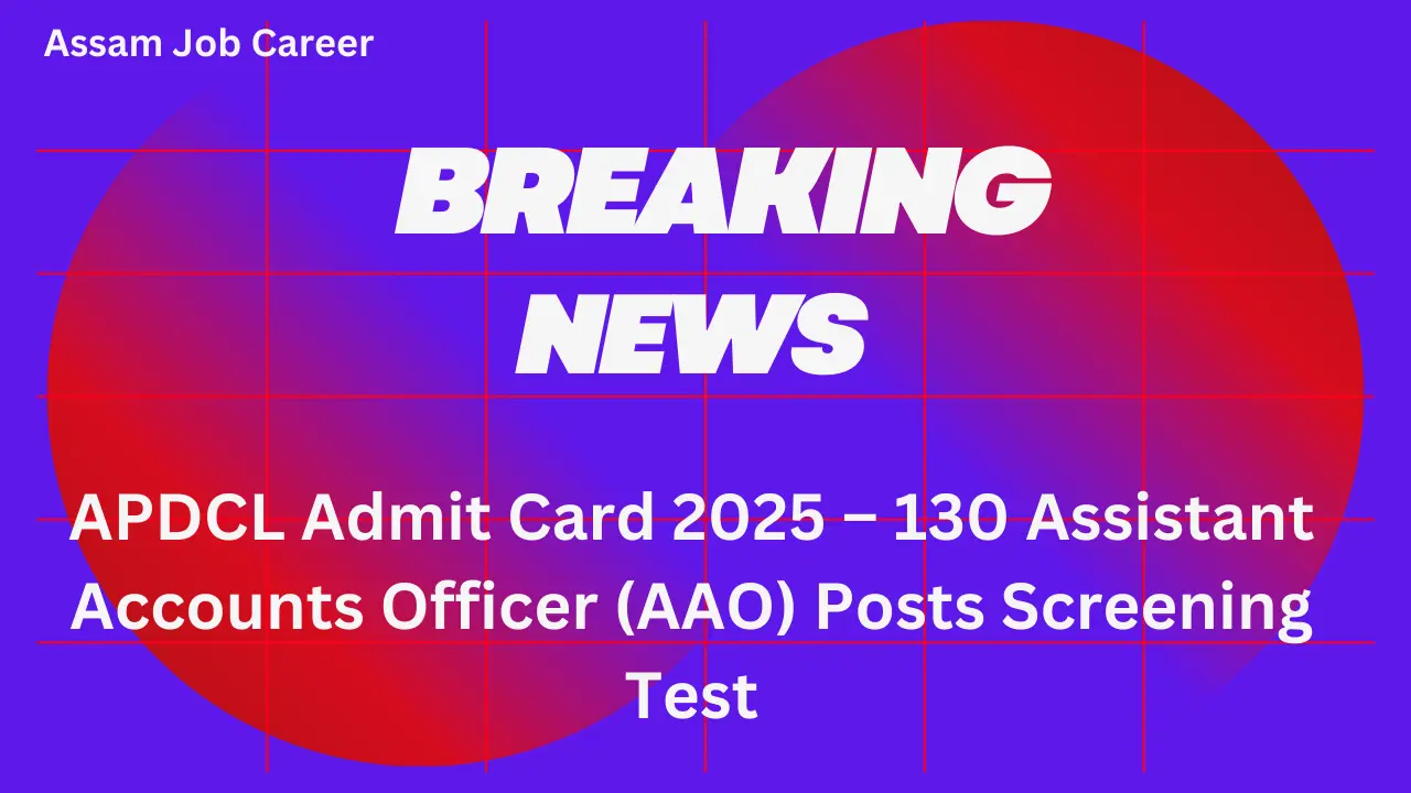 APDCL Admit Card 