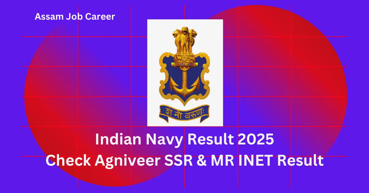 Indian Navy Result 2025 – Agniveer SSR & MR INET Result 1 Indian Navy Result
